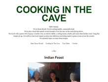 Tablet Screenshot of cookinginthecave.net